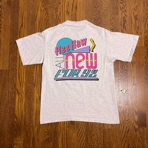 The Hee Haw Show All New 92 Colorful Graphic Heather Grey Vintage T Jays T Shirt
